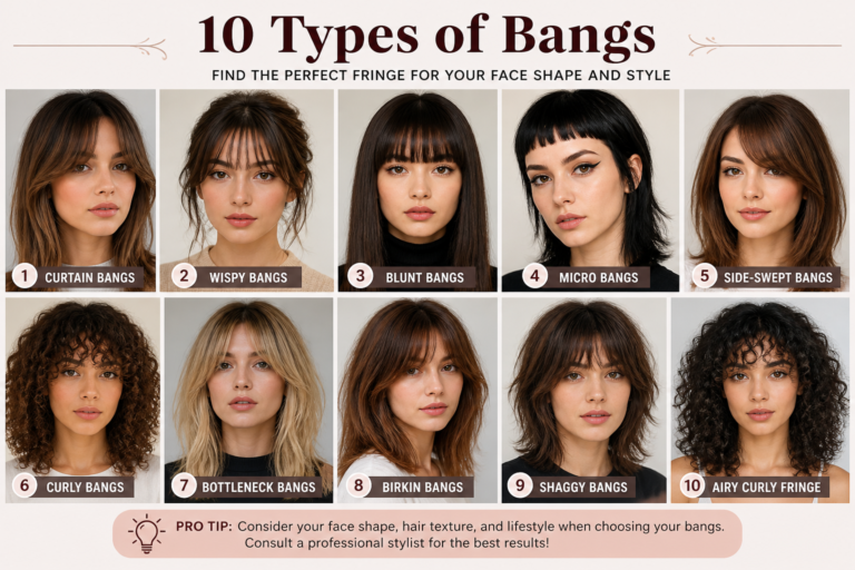 Types of Bangs